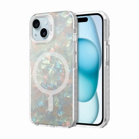 ZIZO JEWEL Series iPhone 15 MagSafe Case - Opal Fashionable Texture