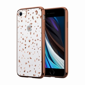 Durable Shape ZIZO REFINE Series Case for iPhone SE (3rd and 2nd gen)/8/7 - Rose Gold Exposure