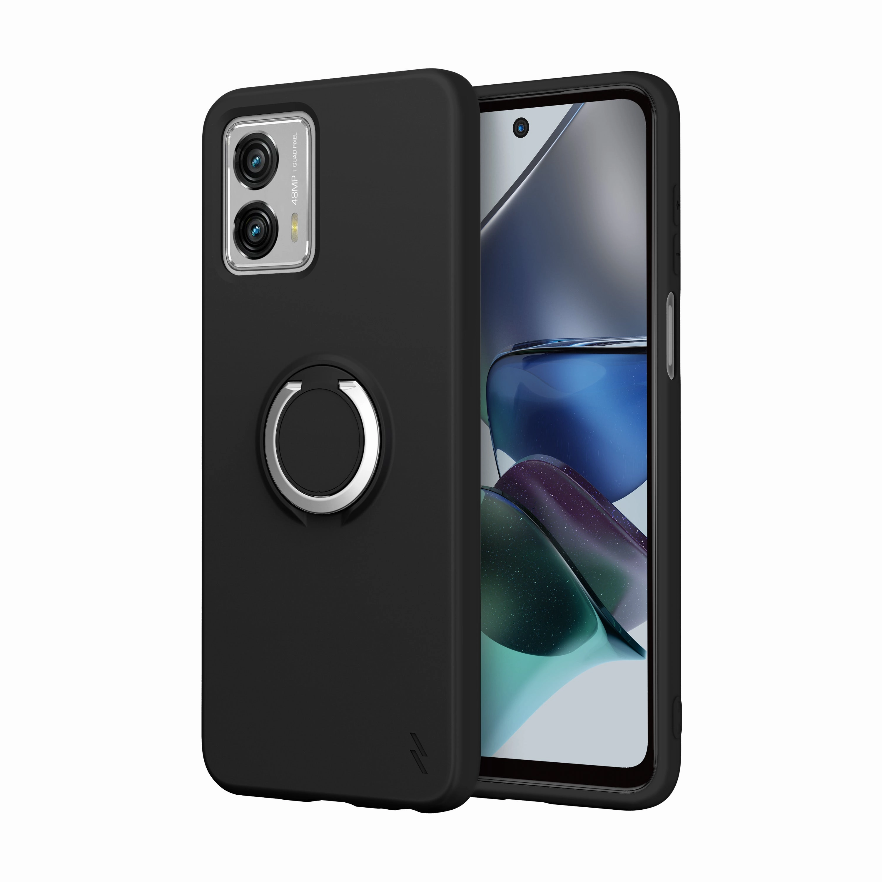 Fashion Detail Soft Cushion ZIZO REVOLVE Series moto g 5G (2023) Case - Black