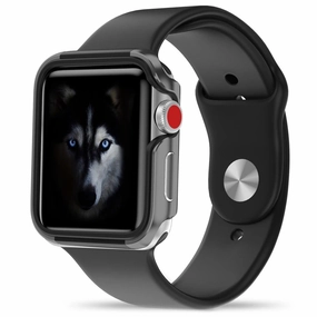 Durable Design Zizo Shock Series for Apple Watch 38mm, Aluminum Metal Bumper Hybrid Case