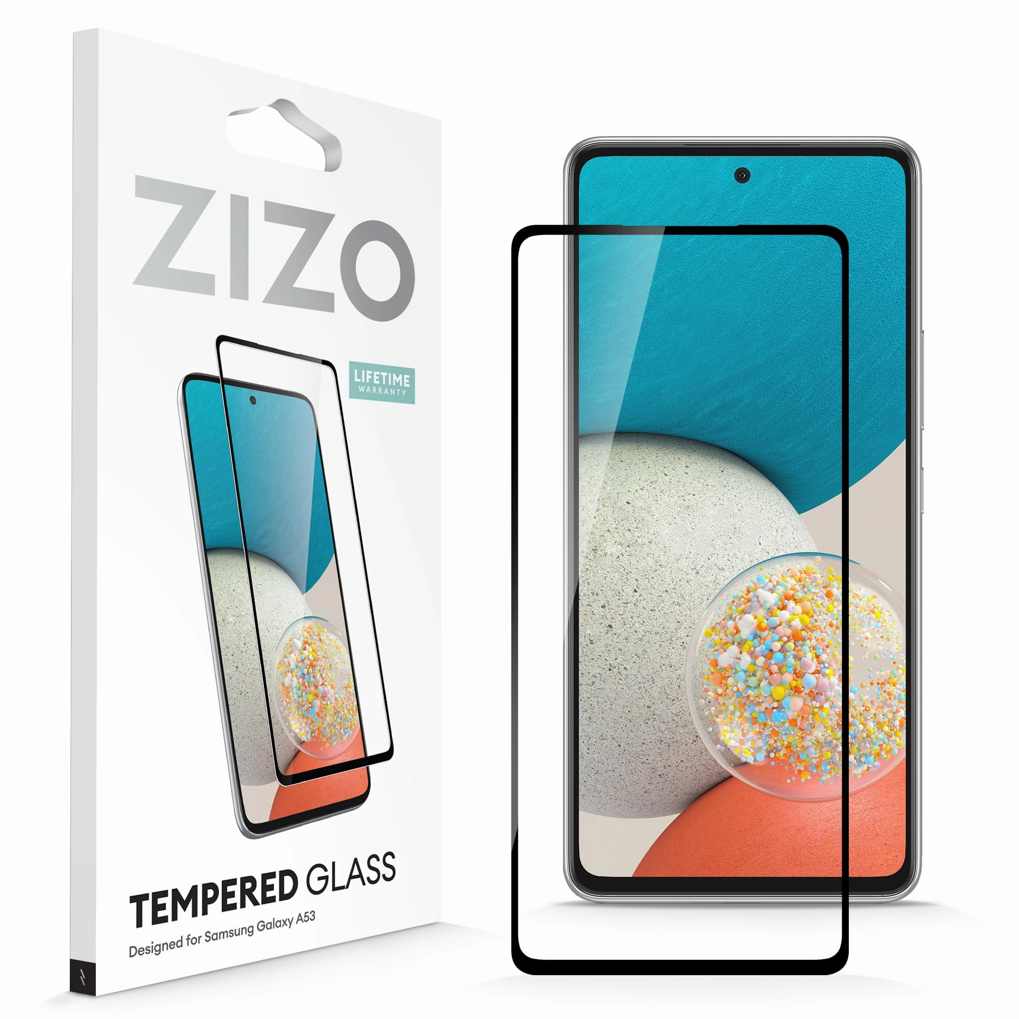 ZIZO TEMPERED GLASS Screen Protector for Galaxy A53 5G Grip Assist