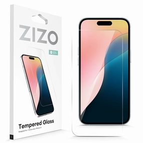 Patterned Design Smooth Grip ZIZO TEMPERED GLASS Screen Protector for iPhone 16 - Clear