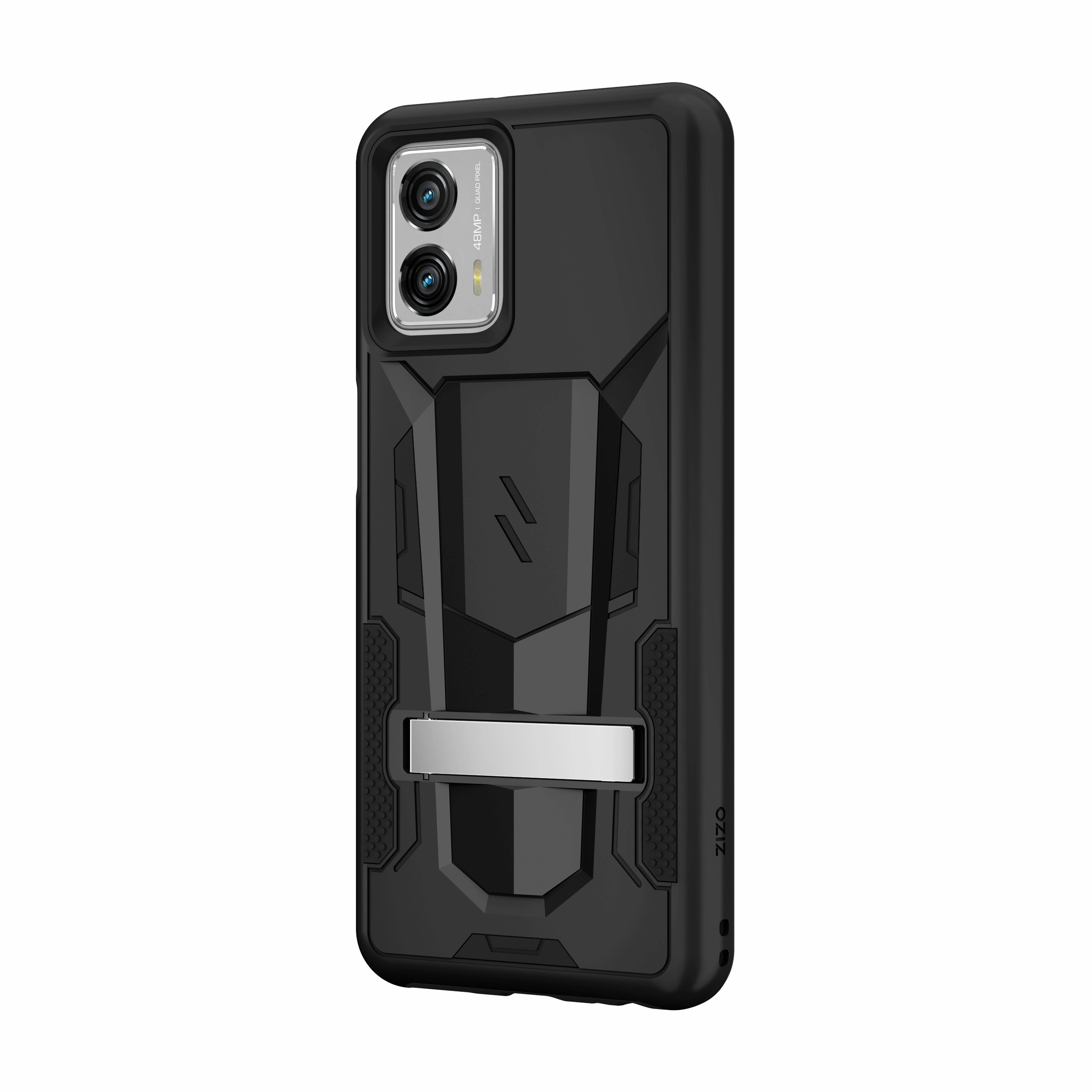 ZIZO TRANSFORM Series moto g 5G (2023) Case - Black Portable Fit Matte Pattern Design