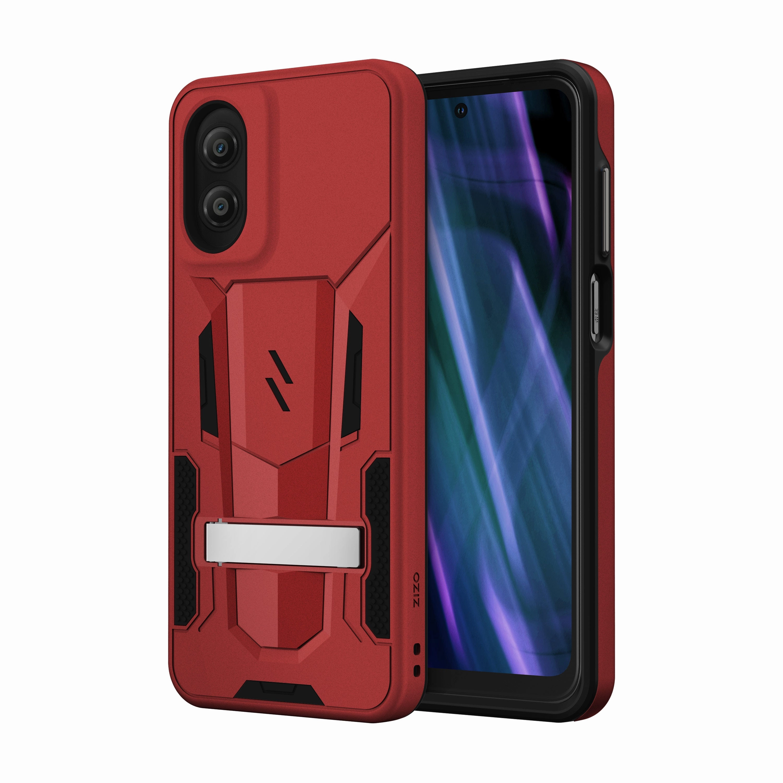 ZIZO TRANSFORM Series moto g Play (2024) Case - Red Protective Shell Design