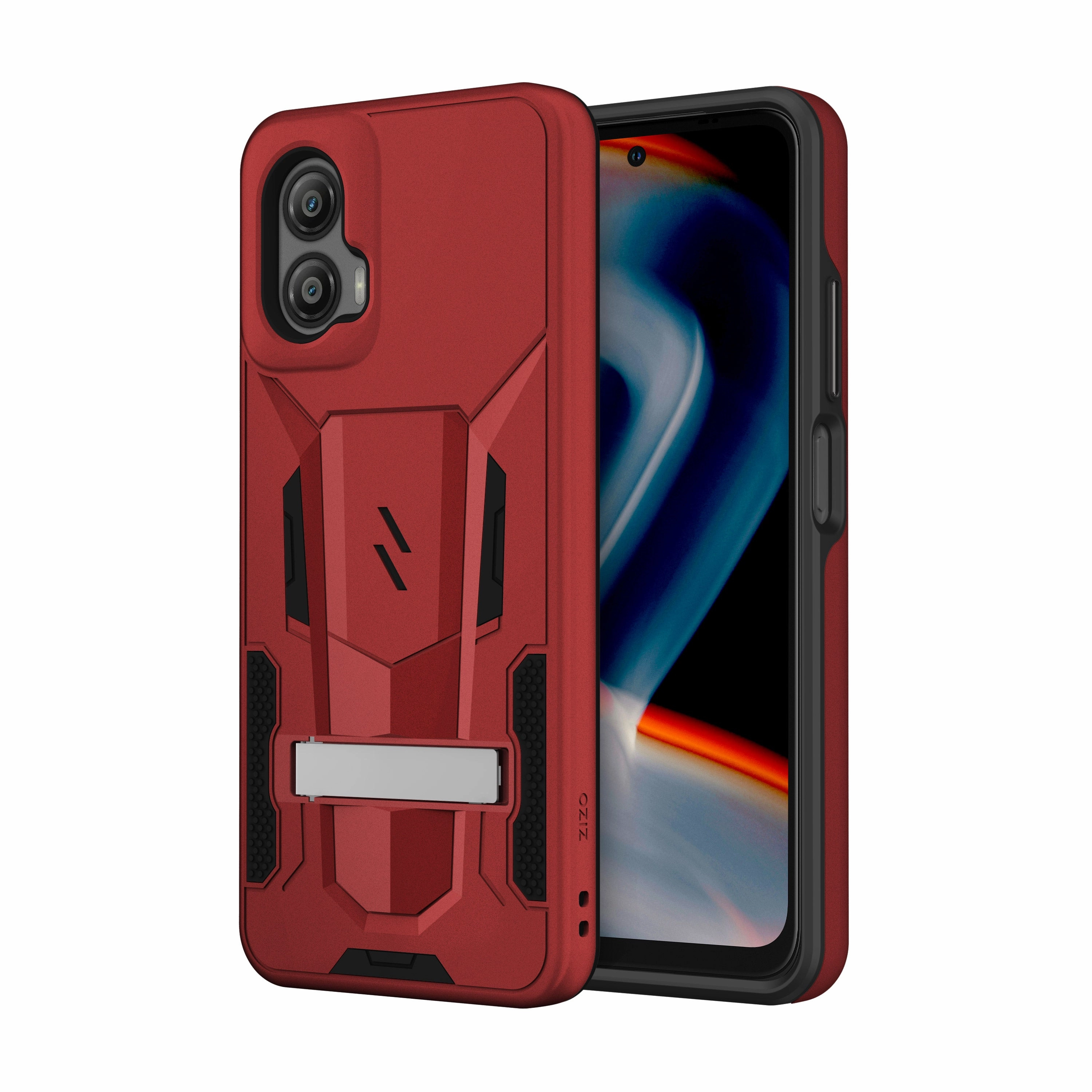 Fashion Look Flexible Protection ZIZO TRANSFORM Series moto g power 5G (2024) Case - Red